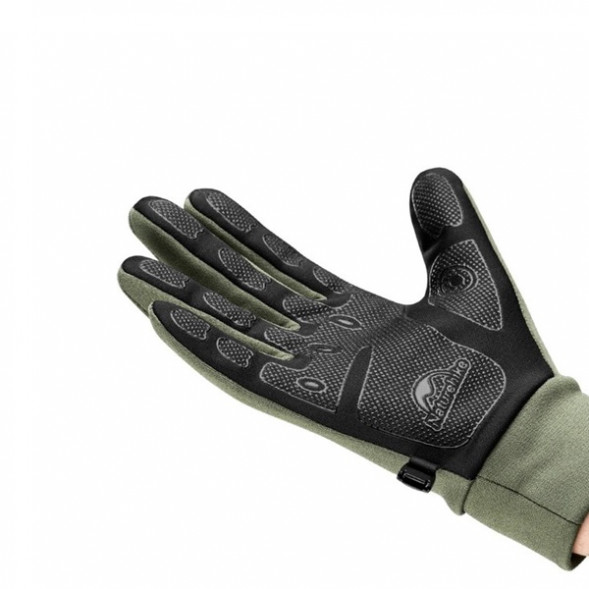 Перчатки сенсорные спортивные Naturehike Outdoor Full Touch GL10 (серый, L) в Ростове-на-Дону