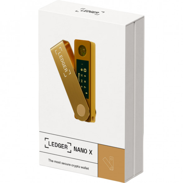 Аппаратный криптокошелек Ledger Nano X, Gold в Ростове-на-Дону