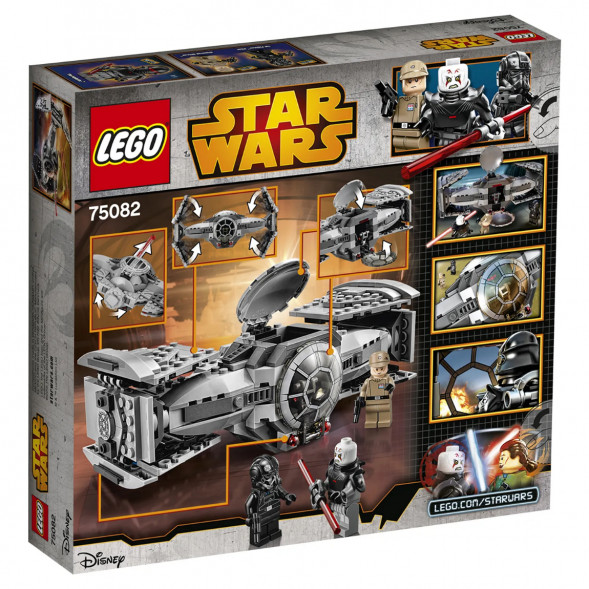 Конструктор LEGO Star Wars 75082 Улучшенный Прототип TIE Истребителя в Ростове-на-Дону