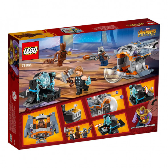 Конструктор LEGO Super Heroes 76102 Война бесконечности: В поисках оружия Тора в Ростове-на-Дону