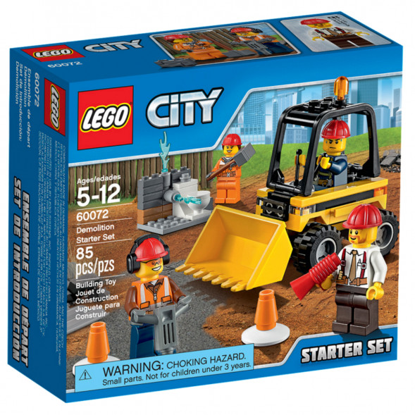 Конструктор LEGO City 60072 Набор «Строительная команда» для начинающих в Ростове-на-Дону