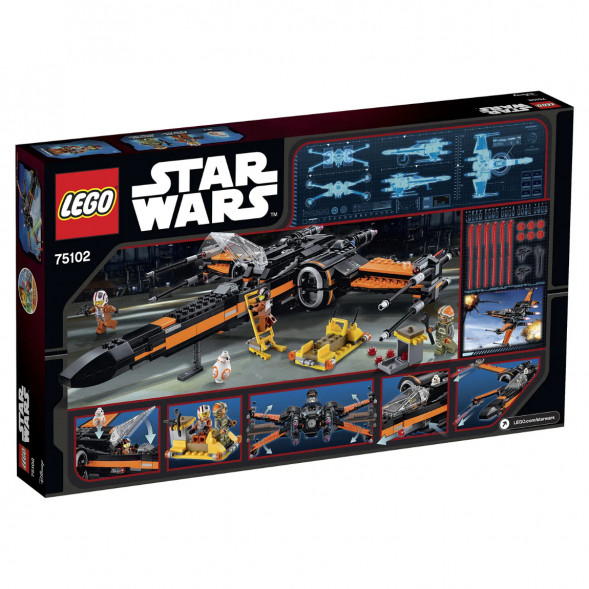 Конструктор LEGO Star Wars 75102 Истребитель По (Poe&amp;#039;s X-Wing Fighter) в Ростове-на-Дону