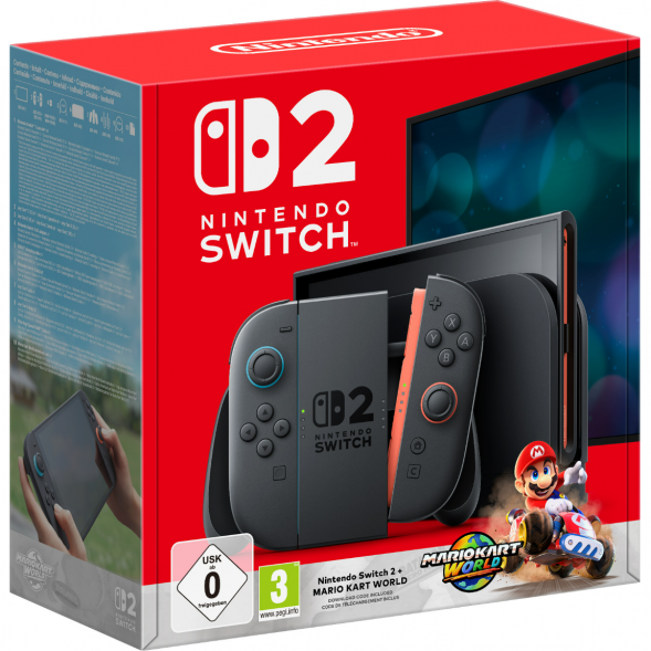 Игровая приставка Nintendo Switch 2, черный + Mario Kart World в Ростове-на-Дону