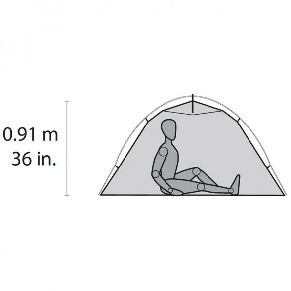 Палатка MSR Hubba NX Solo V6, Green в Ростове-на-Дону