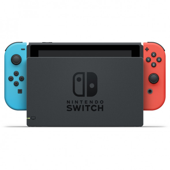 Игровая приставка Nintendo Switch OLED 64 ГБ, неоновый синий/неоновый красный в Ростове-на-Дону