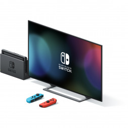 Игровая приставка Nintendo Switch OLED 64 ГБ, неоновый синий/неоновый красный