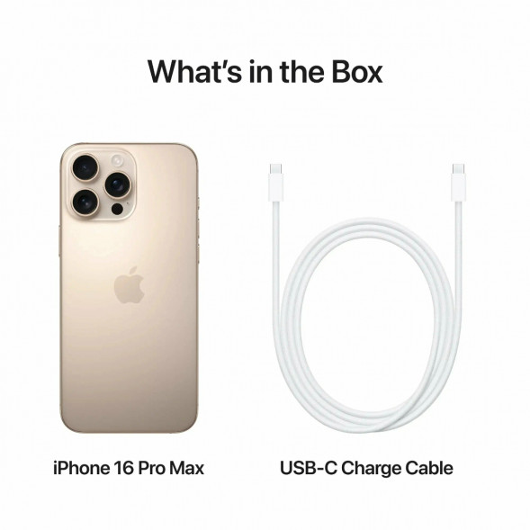Смартфон Apple iPhone 16 Pro Max (nano SIM+eSIM) 256ГБ, Desert Titanium в Ростове-на-Дону
