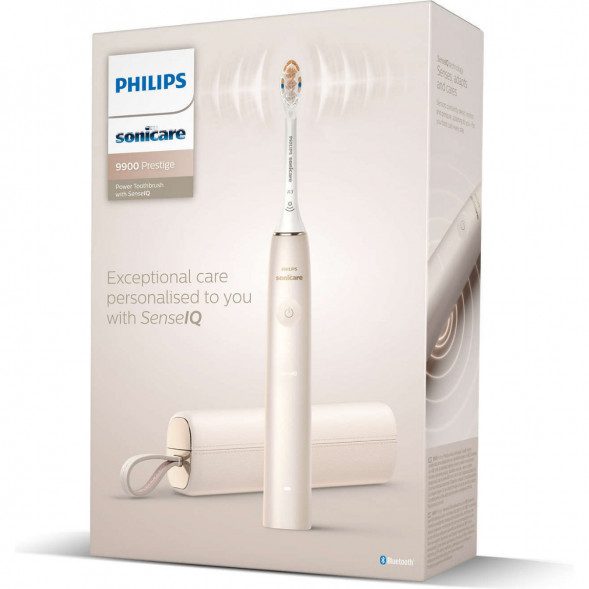 Звуковая зубная щетка Philips Sonicare 9900 Prestige HX9992, золотистое шампанское в Ростове-на-Дону