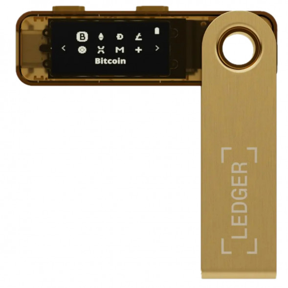 Криптокошелек Ledger Nano S Plus 1 шт., золотой в Ростове-на-Дону