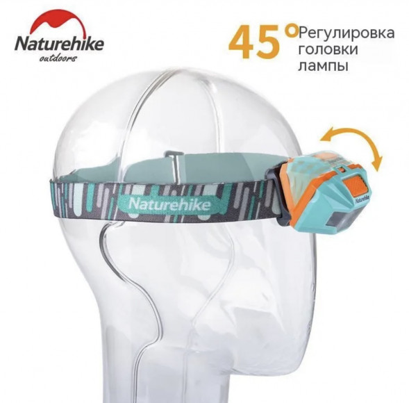 Налобный фонарь Naturehike TD-02, красный/белый в Ростове-на-Дону