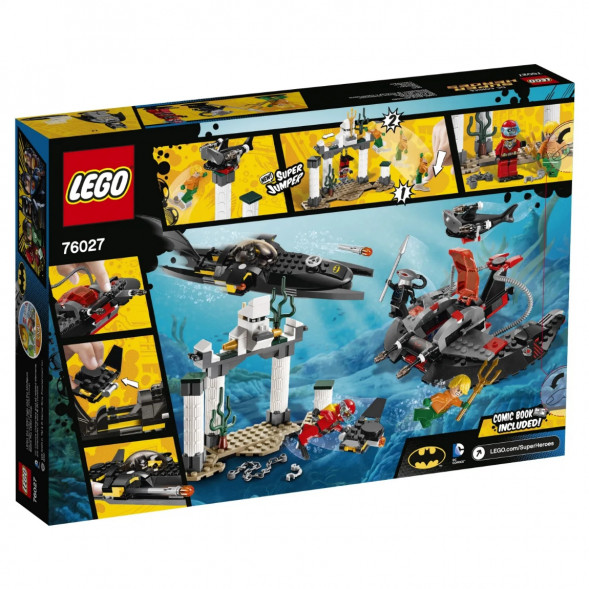 Конструктор LEGO Super Heroes 76027 Глубоководная атака Черного Манта в Ростове-на-Дону