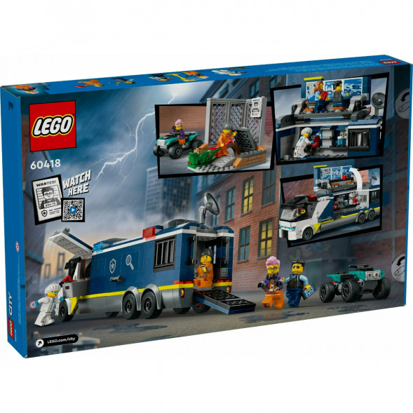 Конструктор LEGO City 60418 Полицейский грузовик криминалистической лаборатории в Ростове-на-Дону