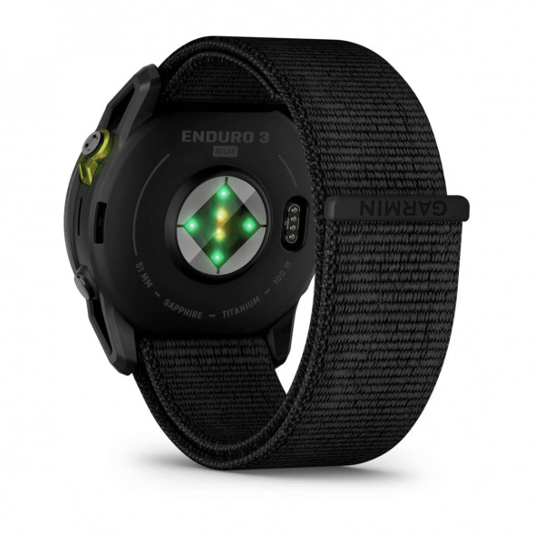 Умные часы Garmin Enduro 3 51mm Black с нейлоновым ремешком UltraFit 010-02751-01 в Ростове-на-Дону