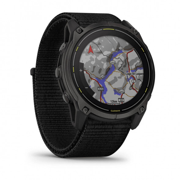 Умные часы Garmin Enduro 3 51mm Black с нейлоновым ремешком UltraFit 010-02751-01 в Ростове-на-Дону
