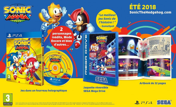 Игра Sonic Mania Plus (+ Артбук) [PS4, русские субтитры] в Ростове-на-Дону