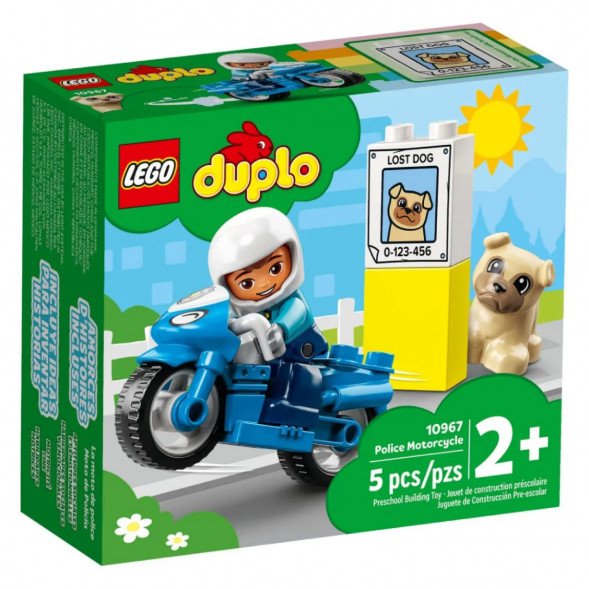Конструктор LEGO DUPLO 10967 Полицейский мотоцикл в Ростове-на-Дону