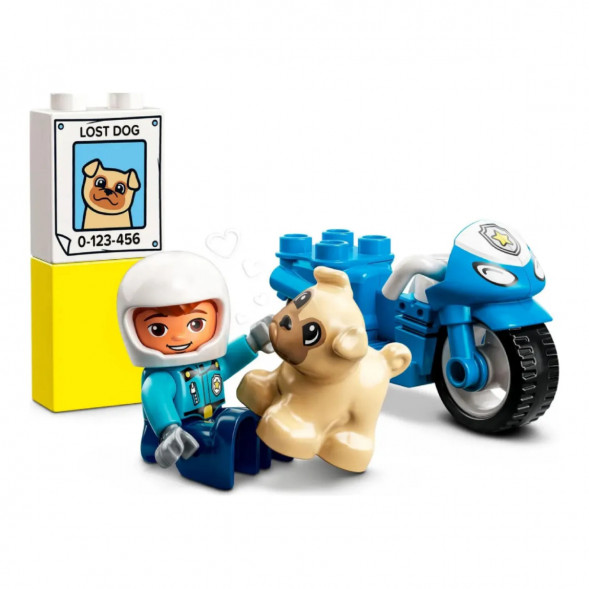 Конструктор LEGO DUPLO 10967 Полицейский мотоцикл в Ростове-на-Дону