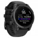 Умные часы Garmin Fenix E 47мм Amoled Slate Grey Steel с чёрным силиконовым ремешком 010-03025-01 в Ростове-на-Дону