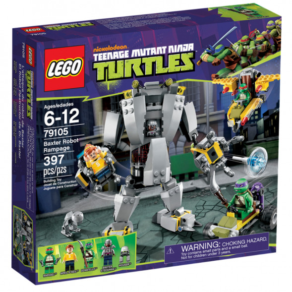 Конструктор LEGO Teenage Mutant Ninja Turtle 79105 Нападение робота Бакстера в Ростове-на-Дону