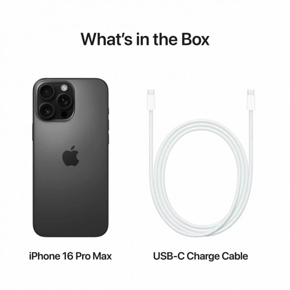 Смартфон Apple iPhone 16 Pro Max (nano SIM+eSIM) 512ГБ, Black Titanium в Ростове-на-Дону