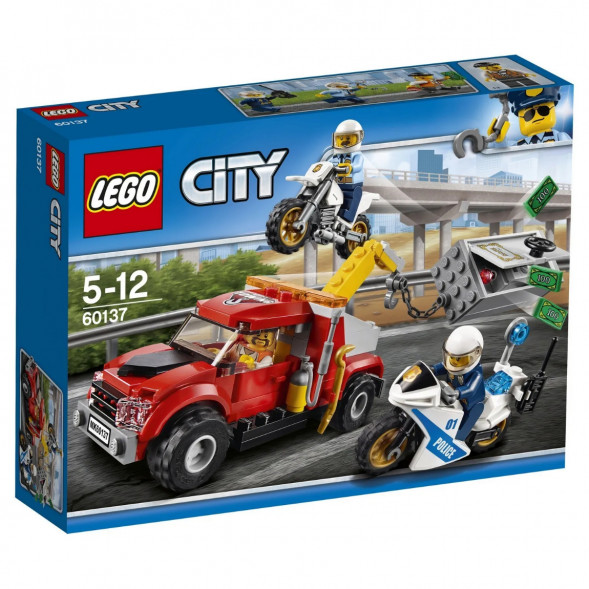 Конструктор LEGO City Police 60137 Побег на буксировщике в Ростове-на-Дону