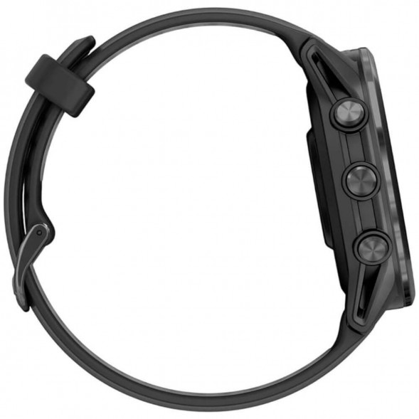 Умные часы Garmin Forerunner 970 Carbon Gray DLC Titanium ремешок Black/Translucent Whitestone 010-02969-10 в Ростове-на-Дону