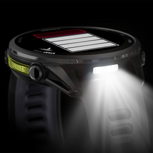 Умные часы Garmin Forerunner 970 Carbon Gray DLC Titanium ремешок Black/Translucent Whitestone 010-02969-10 в Ростове-на-Дону