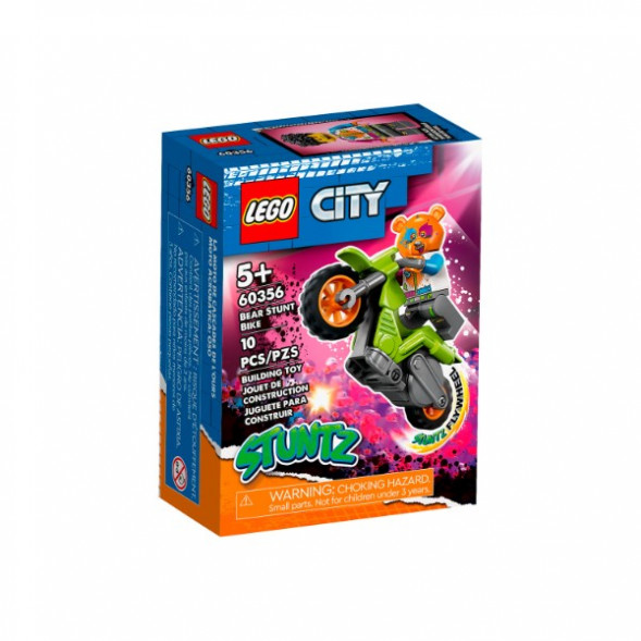 Конструктор LEGO City 60356 Трюковый мотоцикл медведя в Ростове-на-Дону