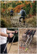 Треккинговая палка Naturehike 135 см, 1 шт., белый/красный в Ростове-на-Дону