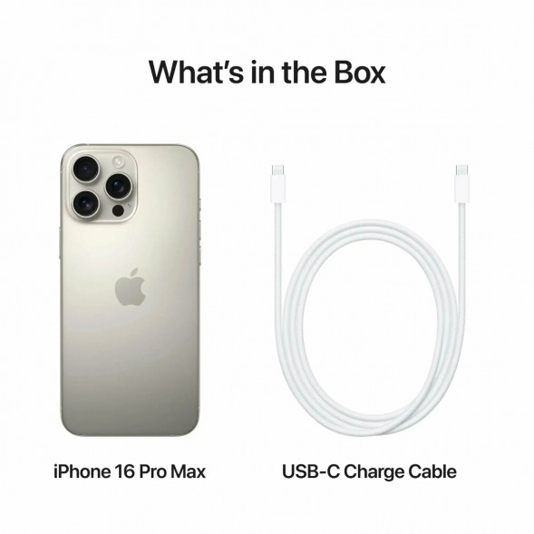 Смартфон Apple iPhone 16 Pro Max (nano SIM+eSIM) 512ГБ, Natural Titanium в Ростове-на-Дону