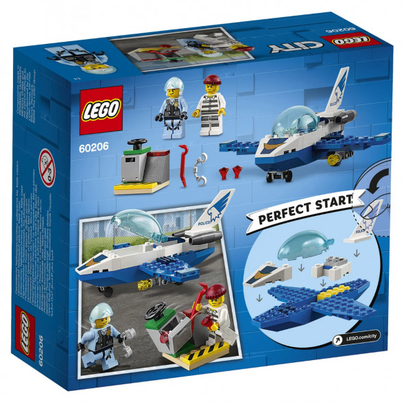 Конструктор LEGO City Police 60206 Воздушная полиция: патрульный самолет в Ростове-на-Дону