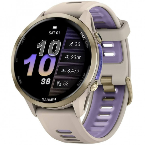 Умные часы Garmin Forerunner 970 Soft Gold Titanium/French Gray Translucent Indigo Band 010-02969-12 в Ростове-на-Дону
