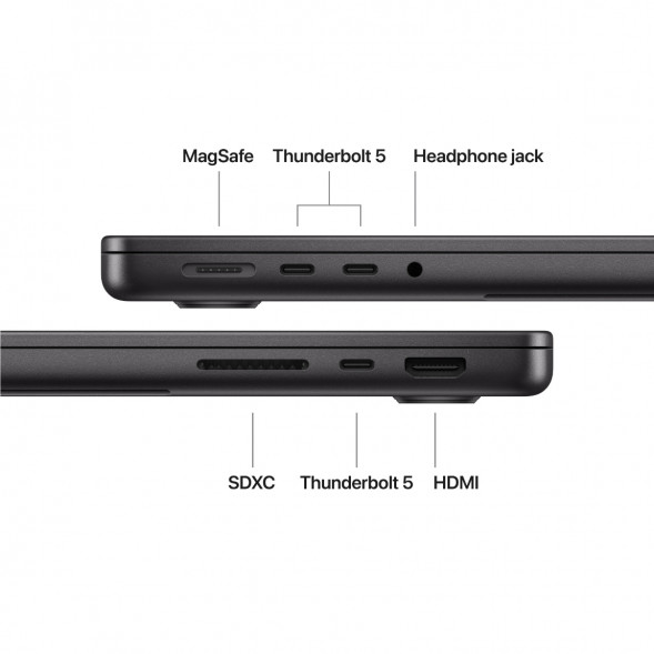 Ноутбук Apple MacBook Pro 14 2026 MGDR4 (M5 Pro 16-Core GPU, 24GB/1TB), Черный космос/Space Black в Ростове-на-Дону