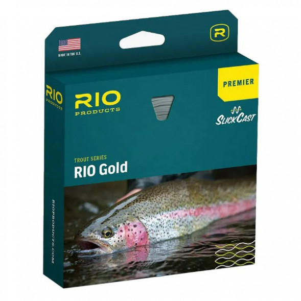 Леска RIO Premier Gold Floating Fly Line WF5F, мох/золото в Ростове-на-Дону