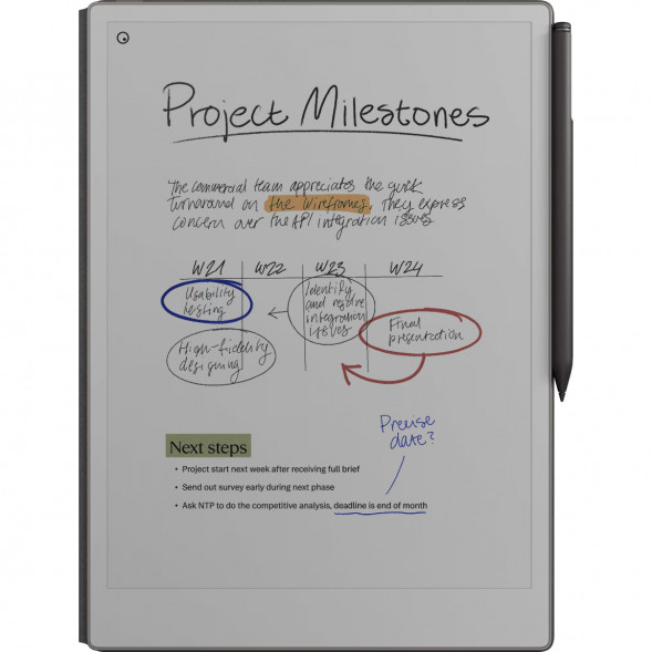 Графический планшет reMarkable Paper Pro + Стилус MarkerPlus + Чехол Book Folio Pro (Basalt) в Ростове-на-Дону