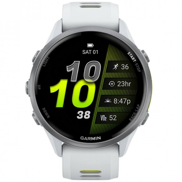 Умные часы Garmin Forerunner 970 Titanium Whitestone/Translucent Amp Yellow Band 010-02969-11 в Ростове-на-Дону