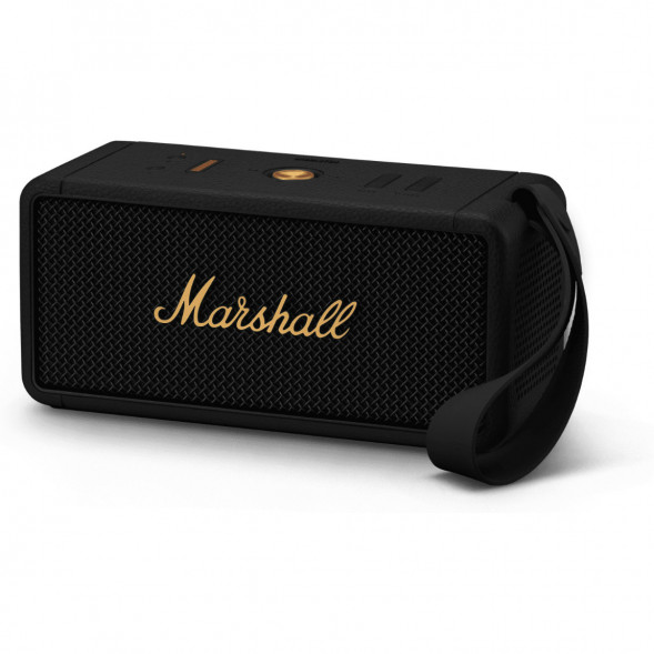 Портативная акустика Marshall Middleton, 60 Вт, черный и латунный в Ростове-на-Дону