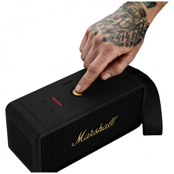 Портативная акустика Marshall Middleton, 60 Вт, черный и латунный в Ростове-на-Дону