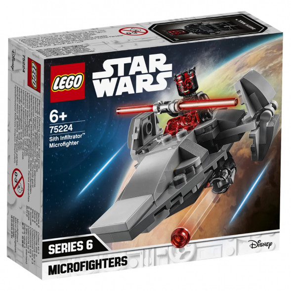 Конструктор LEGO Star Wars 75224 Микрофайтеры Корабль-лазутчик ситхов в Ростове-на-Дону