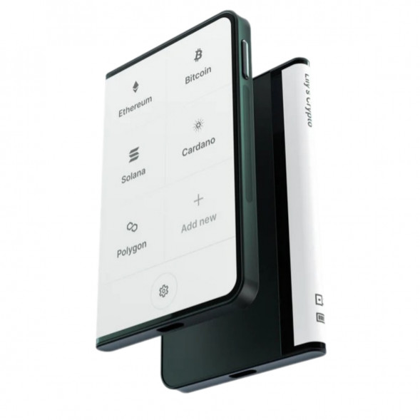 Аппаратный холодный криптокошелек Ledger Stax c чехлом Magnet Shell Black + Recovery Key в Ростове-на-Дону