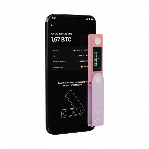 Аппаратный криптокошелек Ledger Nano X, Pastel Pink в Ростове-на-Дону