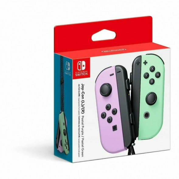 Геймпад Nintendo Switch Joy-Con controllers Duo, пастельный пурпурный / пастельный зеленый в Ростове-на-Дону