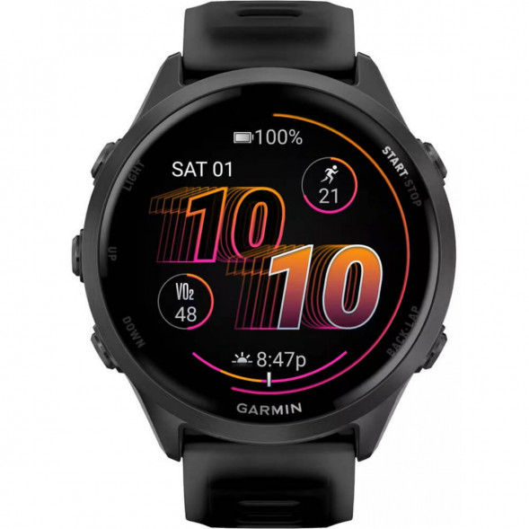 Умные часы Garmin Forerunner 570 47 мм Slate Grey Aluminium/Translucent Black 010-02971-00 в Ростове-на-Дону