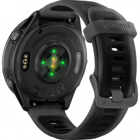 Умные часы Garmin Forerunner 570 47 мм Slate Grey Aluminium/Translucent Black 010-02971-00 в Ростове-на-Дону