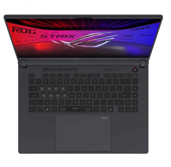 Ноутбук ASUS ROG Strix G16 2025 G615LR-S5222 (Intel Core Ultra 9 275HX 2700MHz/16&amp;quot;/2560x1600/32Gb/1Tb/NVIDIA GeForce RTX 5070Ti/Без ОС) Серый в Ростове-на-Дону