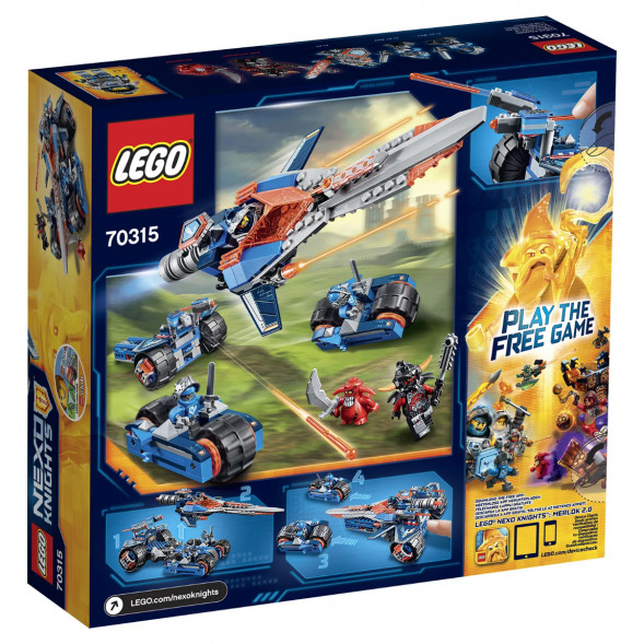 Конструктор LEGO Nexo Knights 70315 Устрашающий разрушитель Клэя в Ростове-на-Дону