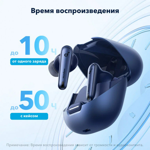Беспроводные наушники Anker Soundcore Liberty 4 NC, Blue в Ростове-на-Дону
