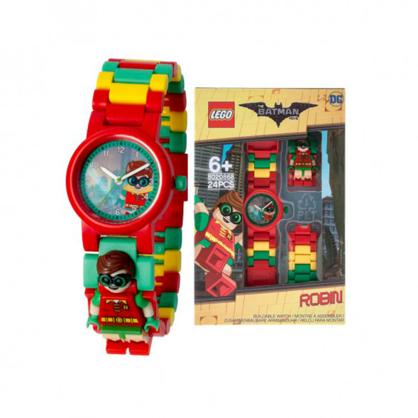 Часы LEGO Super Heroes 8020868 Batman Movie Робин с минифигуркой в Ростове-на-Дону