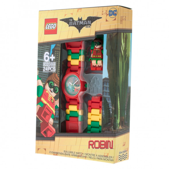 Часы LEGO Super Heroes 8020868 Batman Movie Робин с минифигуркой в Ростове-на-Дону
