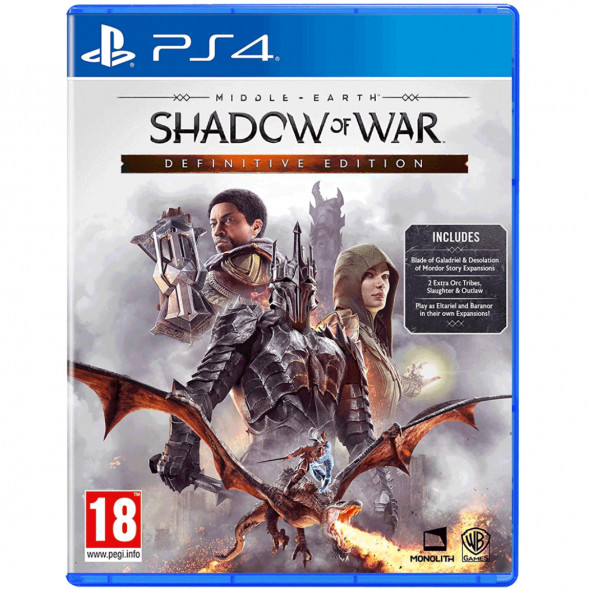Игра Middle Earth: Shadow of War Definitive Edition [PS4, английская версия] в Ростове-на-Дону